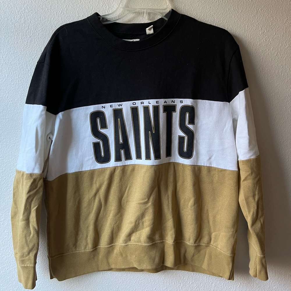 New Orleans Saints Vintage Style Sweatshirt from Tailgate. Size Small.